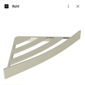 ROHL Vincent Wall Mount Corner Basket - Polished Chrome